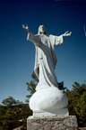 The town of Creel, at the center of the Copper Canyon region, is overlooked by 'Cristo Rey'. Translated, Christ the king.