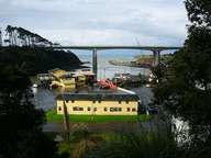 Fort Brag has a small port for the local fishing fleet